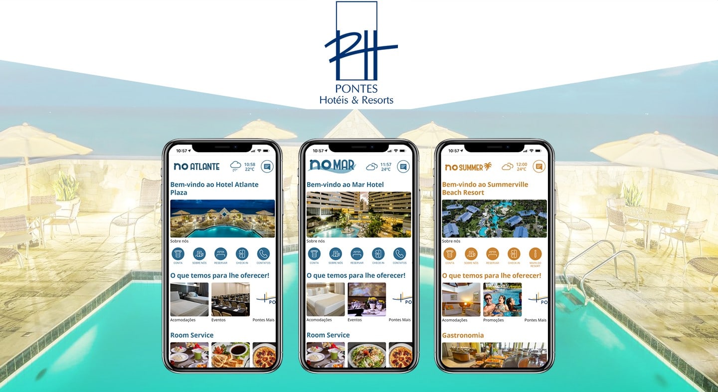 Pontes Hotéis & Resorts now also offers an App to its guests