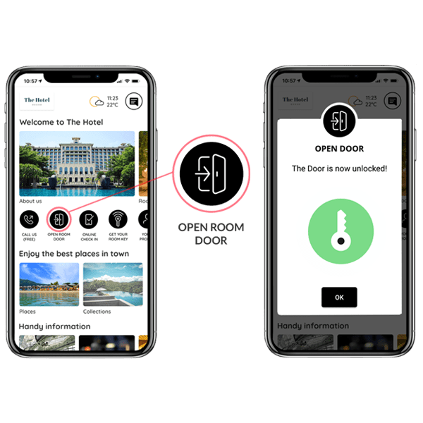 hotel app online check in mobile key